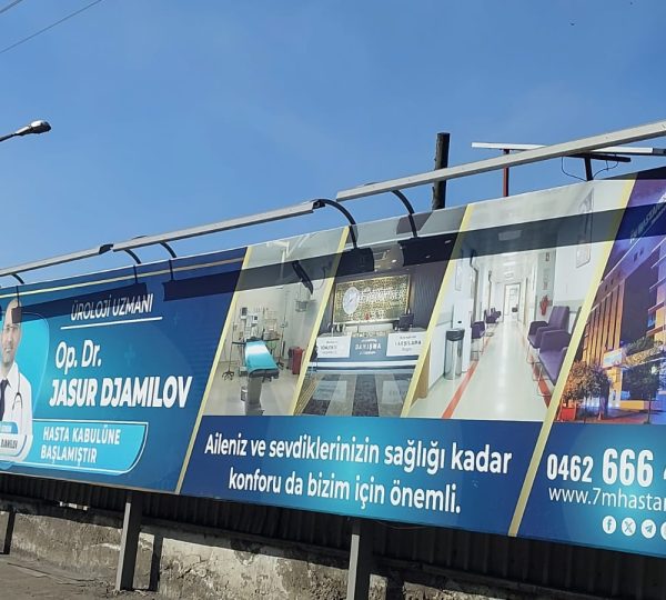 Trabzon Çukurova Grup Güneş Enerjili Billboard Aydınlatma
