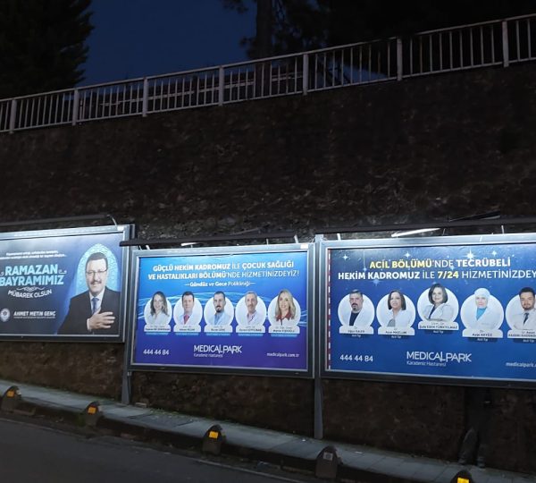 Trabzon Çukurova Grup Güneş Enerjili Billboard Aydınlatma